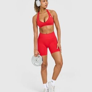 Oner Active Bold Red Sportswear Shorts